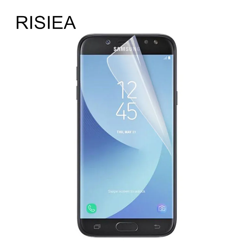 5 шт. прозрачная глянцевая Экран протектор Защитная пленка для samsung Galaxy J3 J3 J5 J7 A8