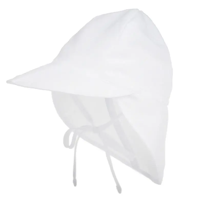 Летняя пляжная шляпа для защиты от солнца малышей однотонная Регулируемая