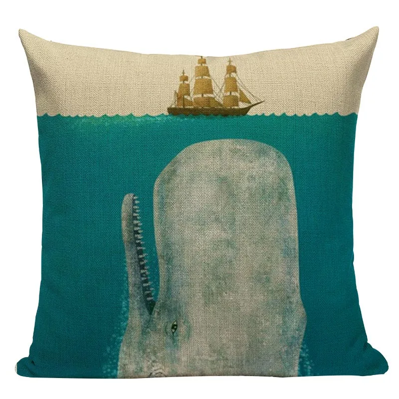 Креативные декоративные подушки с принтом животных для дивана и корабля