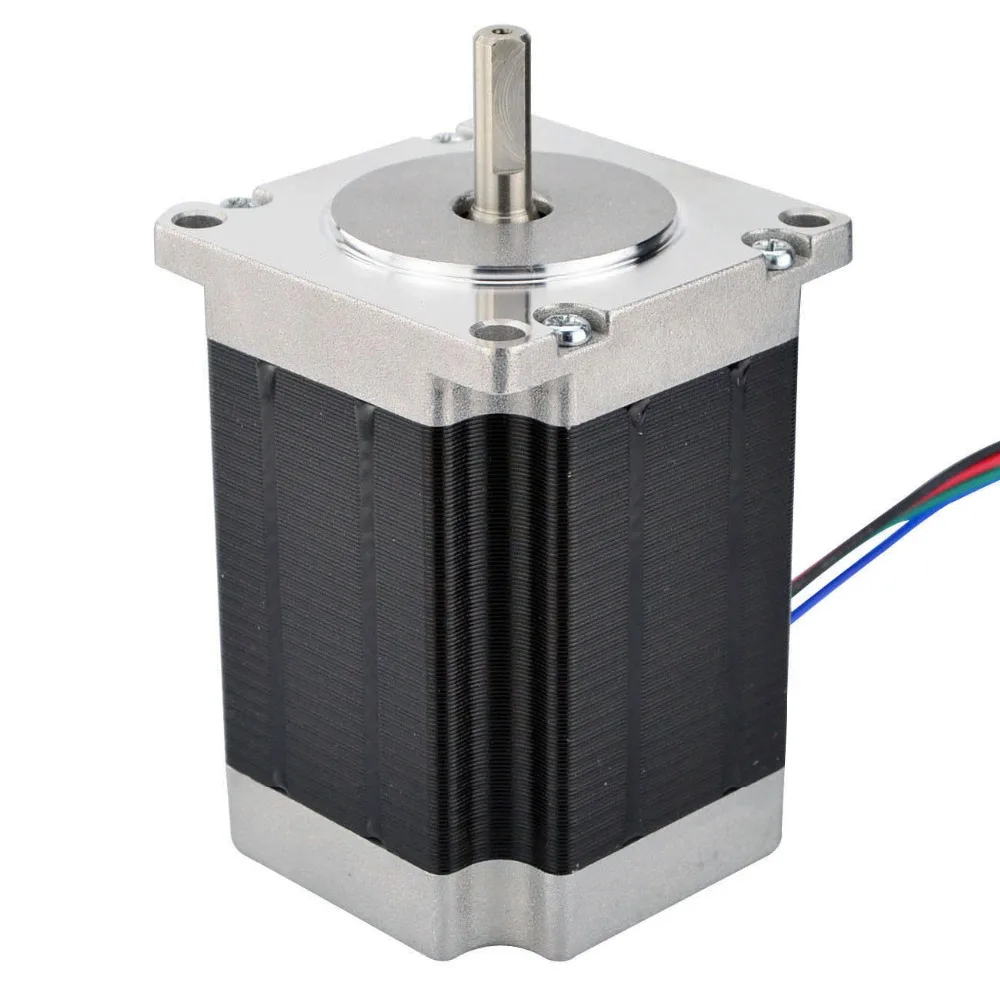 Фото 3 шт. 1.8deg Nema 23 шаговый двигатель биполярный CNC 1 8 deg 2.8A 1.9Nm (269oz. in) DIY фрезерный станок 3 шт. 1.8deg Nema 23 шаговый двигатель биполярный CNC 1 8 deg 2.8A 1.9Nm (269oz. in) DIY фрезерный станок