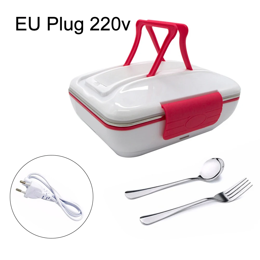 Rose Red EU Plug Горячее предложение! 820 мл портативный Электрический нагревательный Ланч-бокс, пищевой подогреватель, контейнер для хранения Bento - Цвет: Rose Red EU Plug