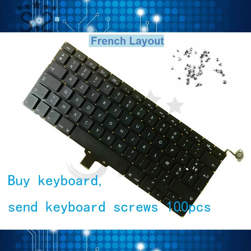 Клавиатура A1278 с винтами MC700 MC724 MD313 MD314 для Macbook Pro 13 &quot2009 2012|Клавиатуры замены| |