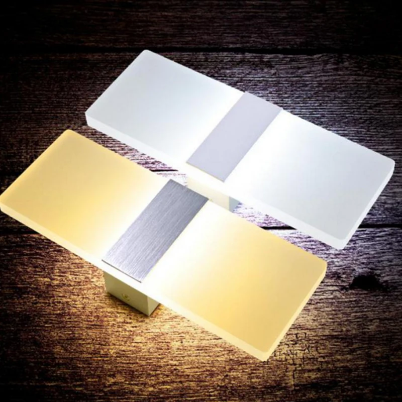 Современные светодиодные лампы на стенах минималистский гостиной спальня свет