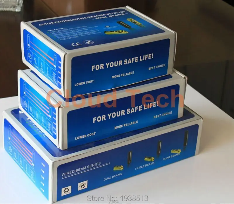 3 лучей tri-луча Проводной Открытый/Крытый детектора пучка ИК-датчик по периметру