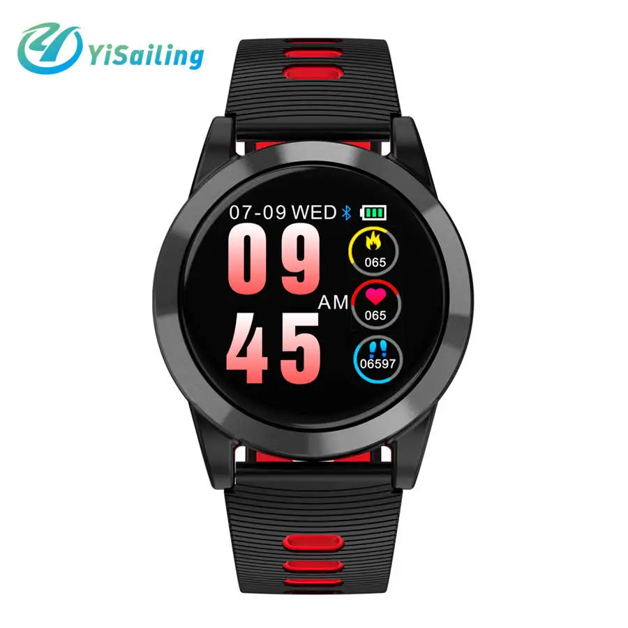 Bluetooth Смарт часы R15 круговой трекер физической активности мониторинг калорий