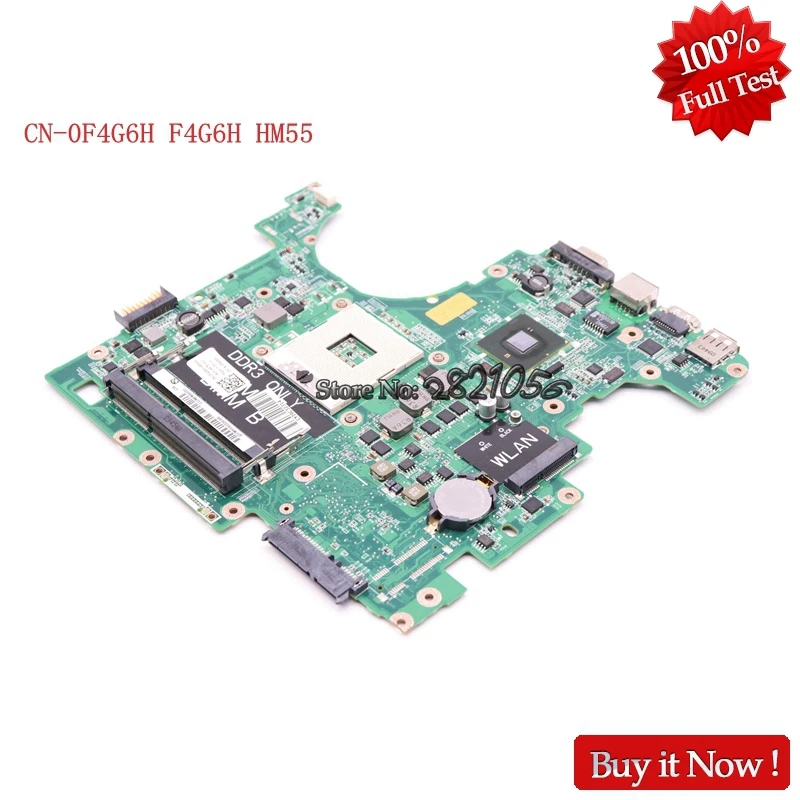 Материнская плата NOKOTION CN 0F4G6H F4G6H для ноутбука Dell Inspiron 1564 15 6 дюйма DAUM3BMB6E0 HM55 DDR3