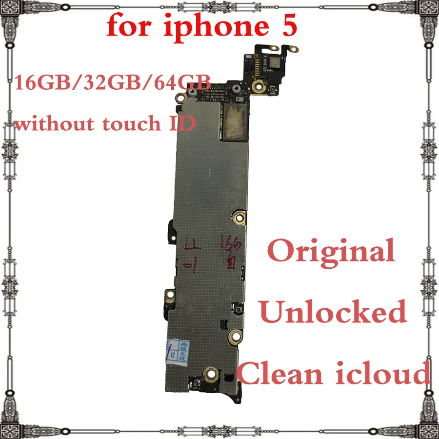 Материнская плата для iphone 5 без Touch ID бесплатная доставка 16 ГБ 32 64 Гб полные чипы 100%