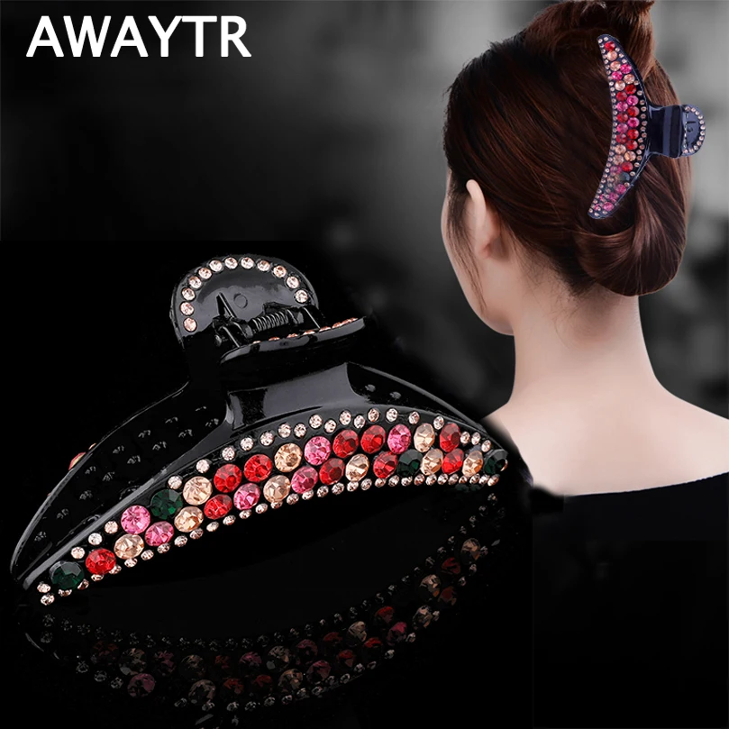 Женские заколки для волос AWAYTR большие Корейские шпильки аксессуары в подарок| |