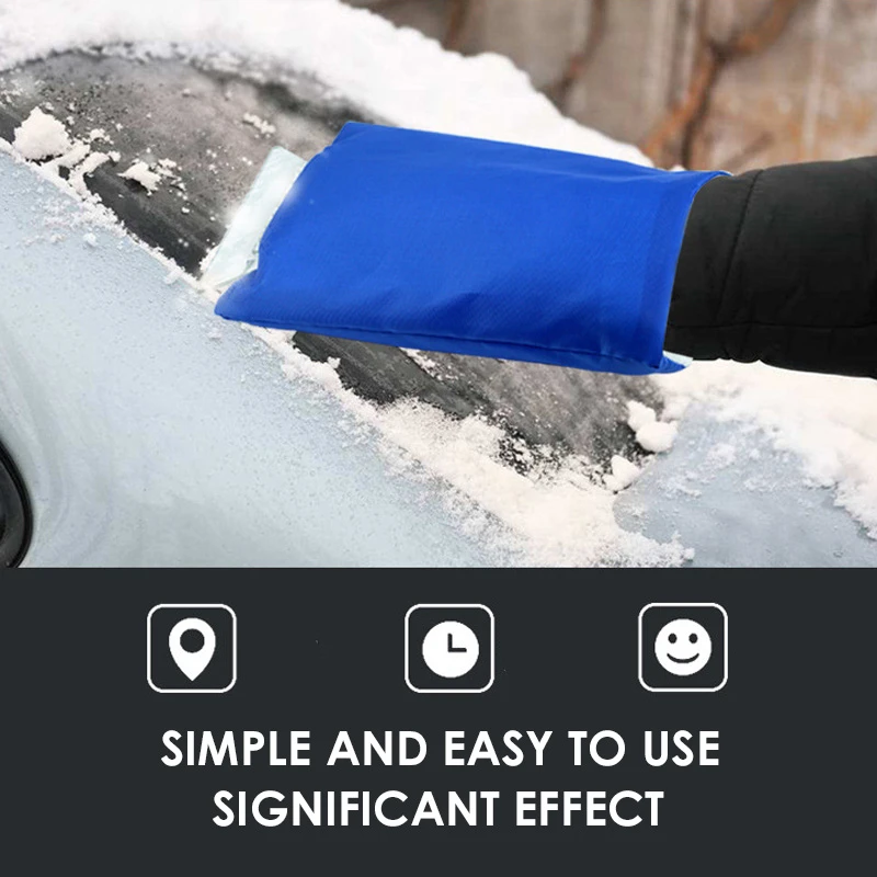 Sikeo полезный автомобильный скребок для снега теплая накладка ручная Чистка