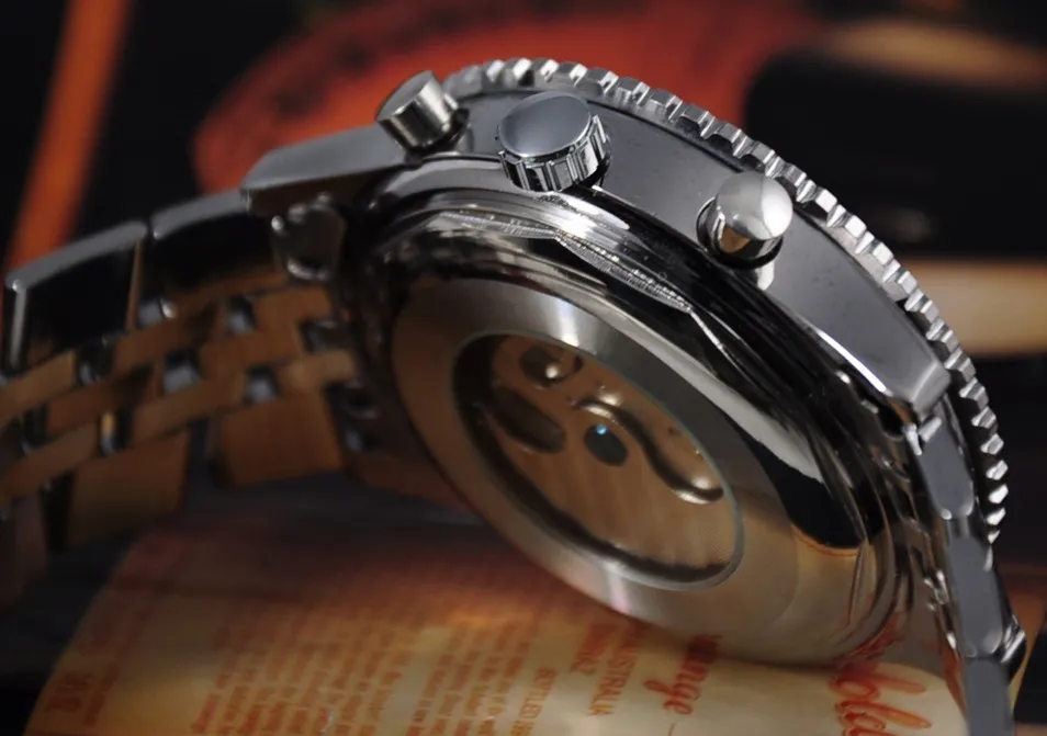 Jaragar tourbillon relogio automatico masculino часы мужчины полная сталь наручные часы мужские часы лучший бренд класса люкс маховик коробка подарков