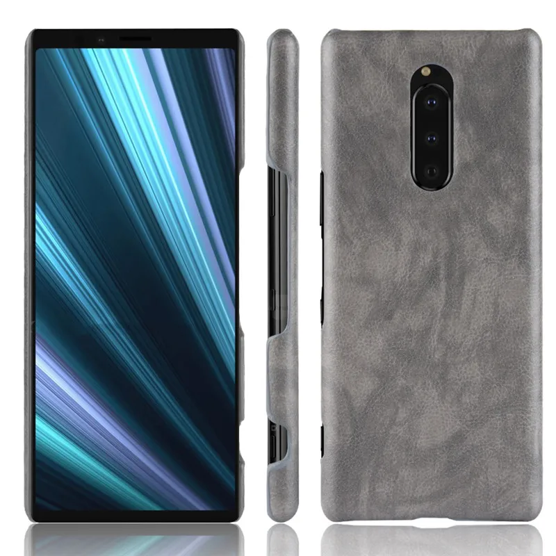 Чехол для Sony Xperia 1 L3 чехол премиум кожа текстура матовая жесткая задняя крышка