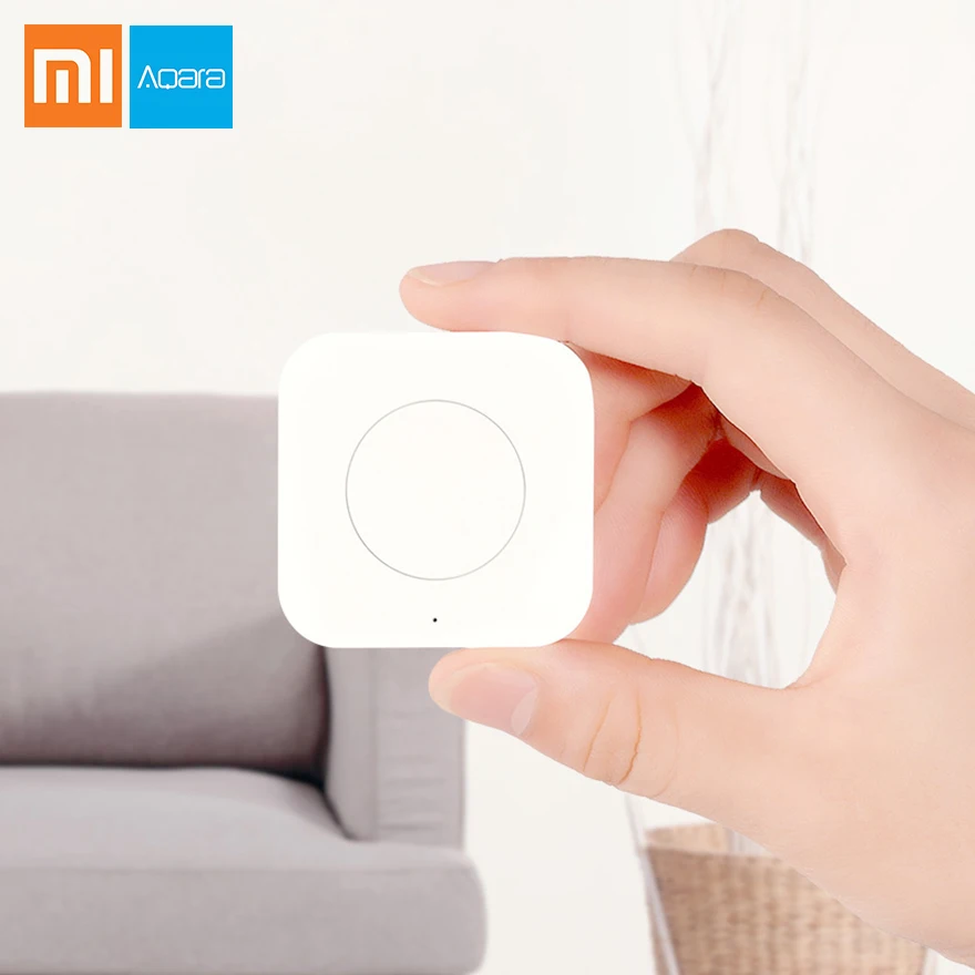 Xiao mi Aqara беспроводной миникоммутатор Zigbee Интеллектуальный wifi Пульт