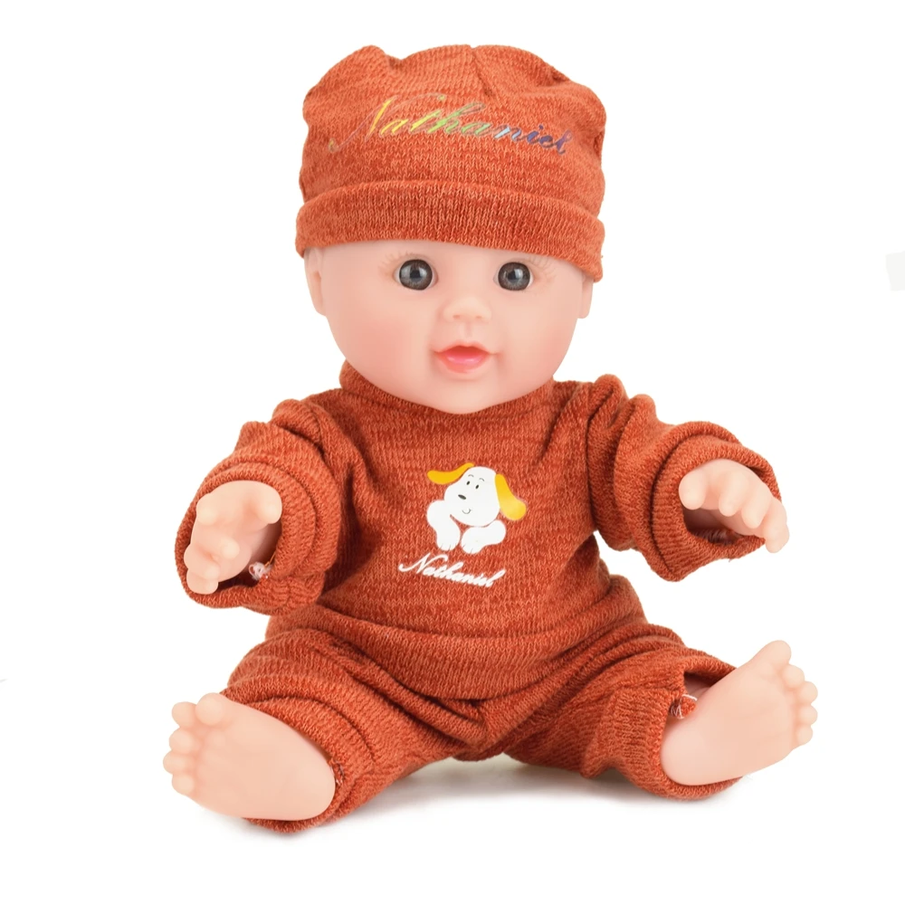 Маленький лысый! 12 дюймов черные модные детские куклы reborn мягкая игрушка девочка
