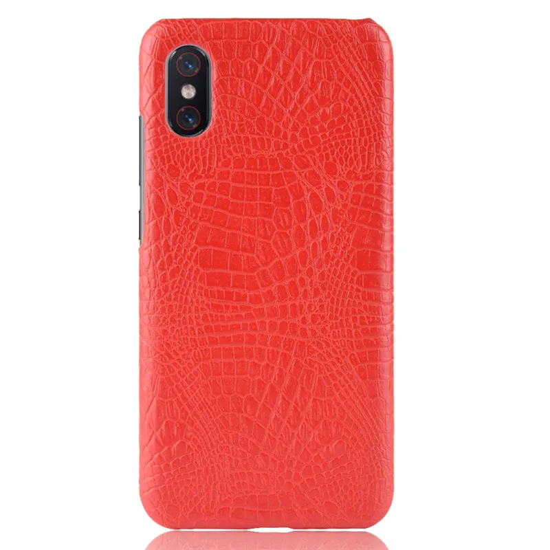 Чехол для Xiaomi Mi 8 Pro 8Pro из искусственной кожи с рисунком крокодила, задняя крышка, ремешок для глобальной версии.