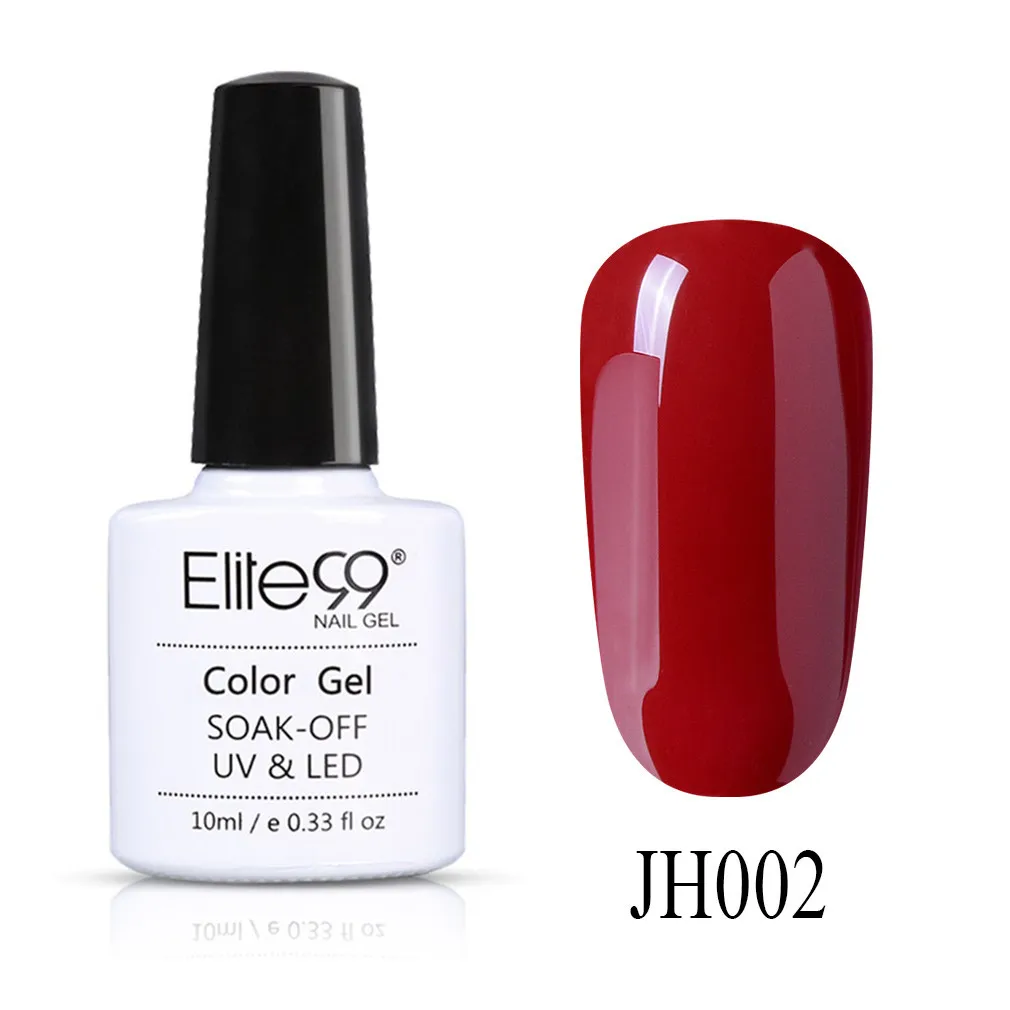 JH002 Elite99 10 мл синий Цветной Гель-лак для ногтей Полупостоянный Светодиодный УФ-Гель-лак для дизайна ногтей отмачиваемый Гель-лак для ногтей - Цвет: JH002