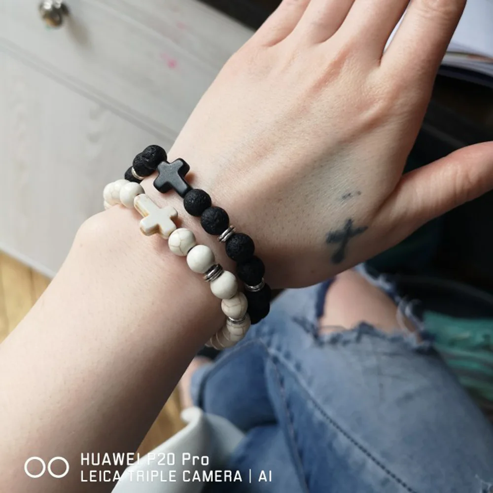 Браслет ручной работы с бусинами из лавы и натурального камня|bracelet lava stone|bead