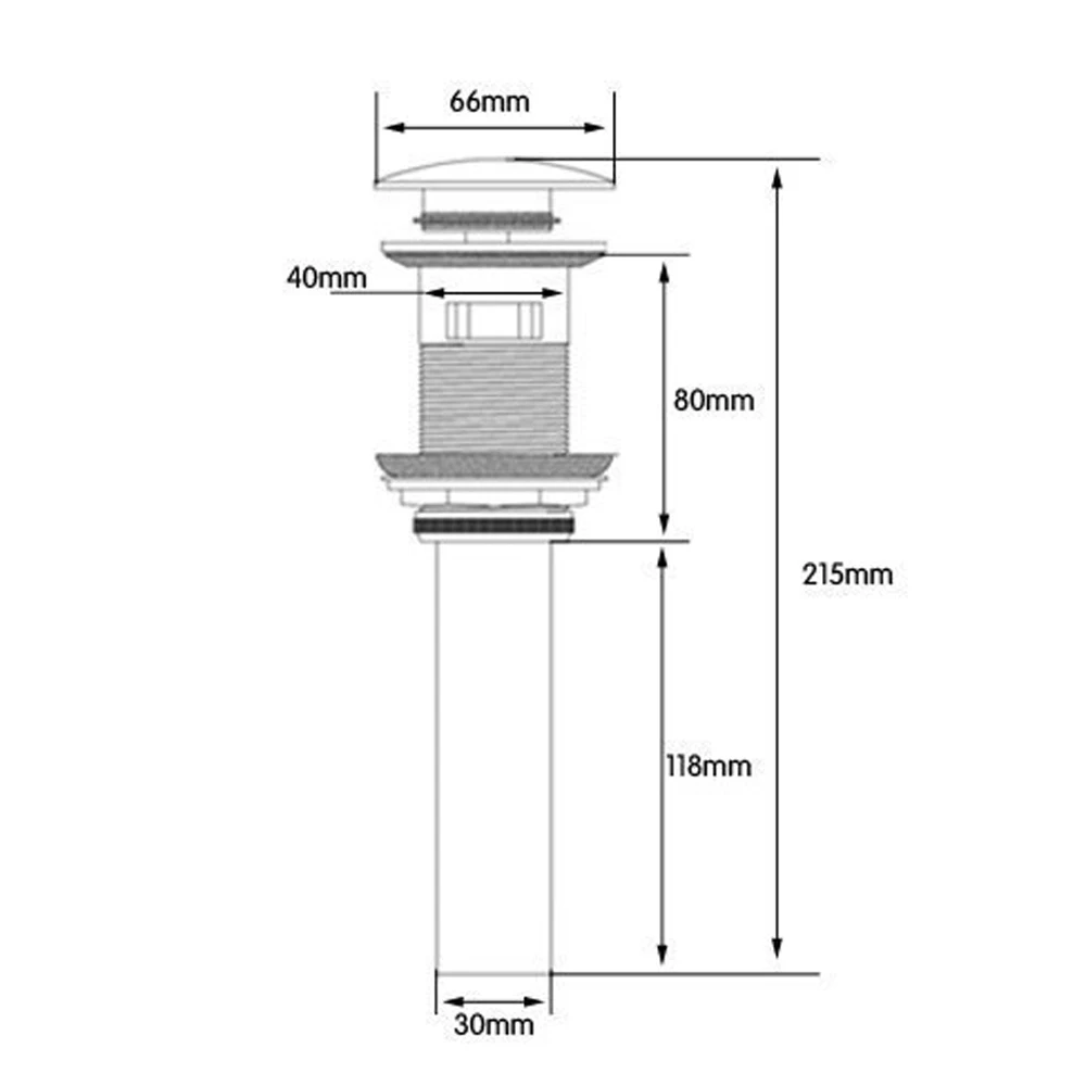 KES кран для ванной комнаты сосуд Раковина Pop Up сливная пробка с переливом