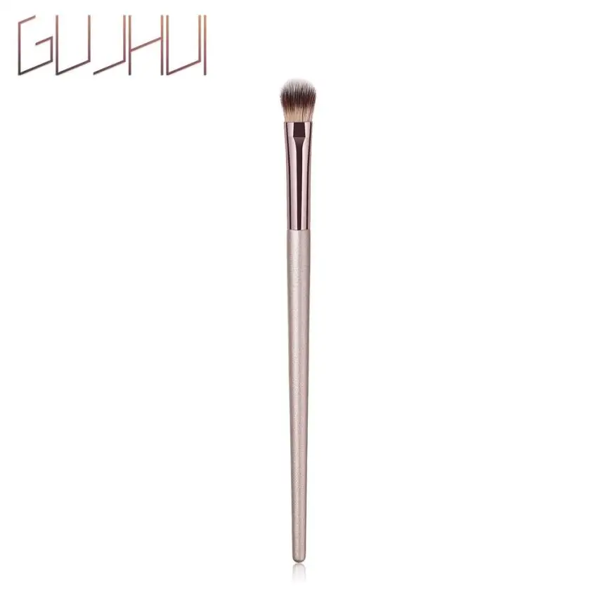 GUJHUI Pro, 1 шт., деревянная основа, косметическая основа, пудра, тени для век, румяна, кисть для бровей, губ, инструменты для макияжа, набор кистей, maquiagem