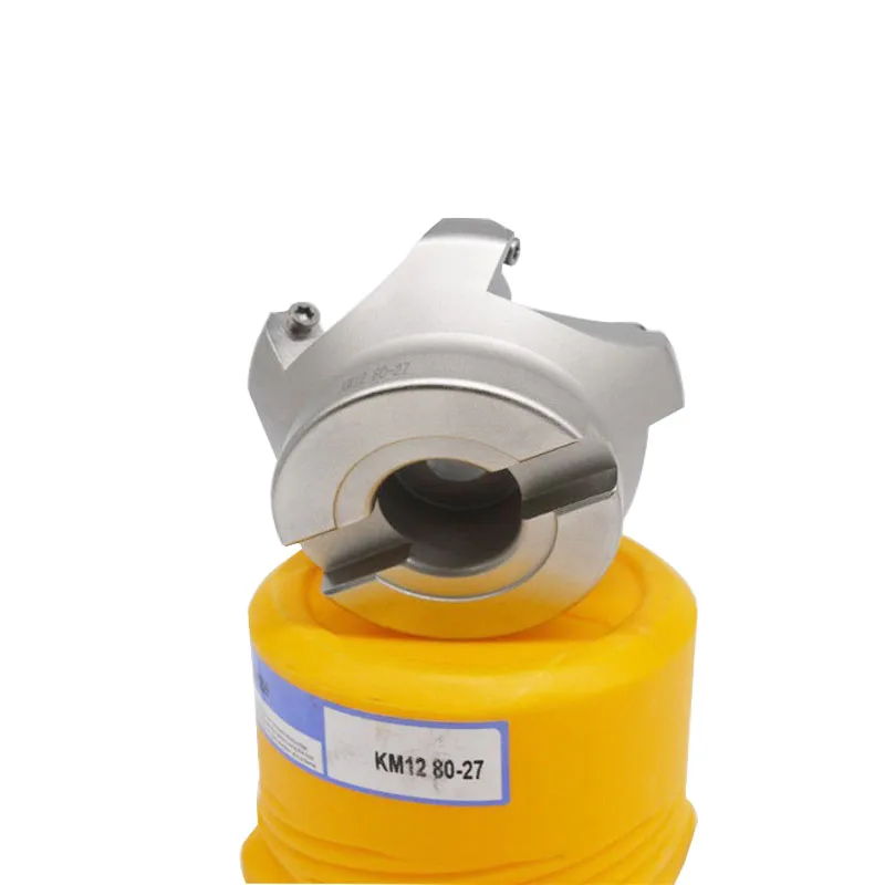 Фреза KM12 80-27 с 5 кромками твердосплавная втулка SEHT1204AFFN/SEKT1204 для фрезерных станков