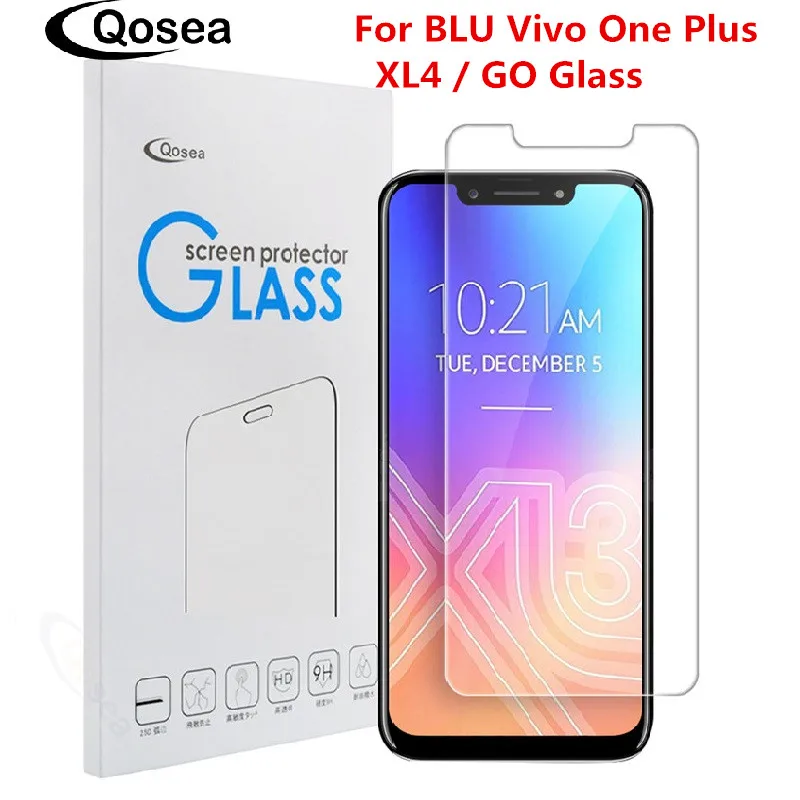 Qosea для BLU Vivo One Plus 2019 ультратонкая прозрачная защитная пленка из закаленного