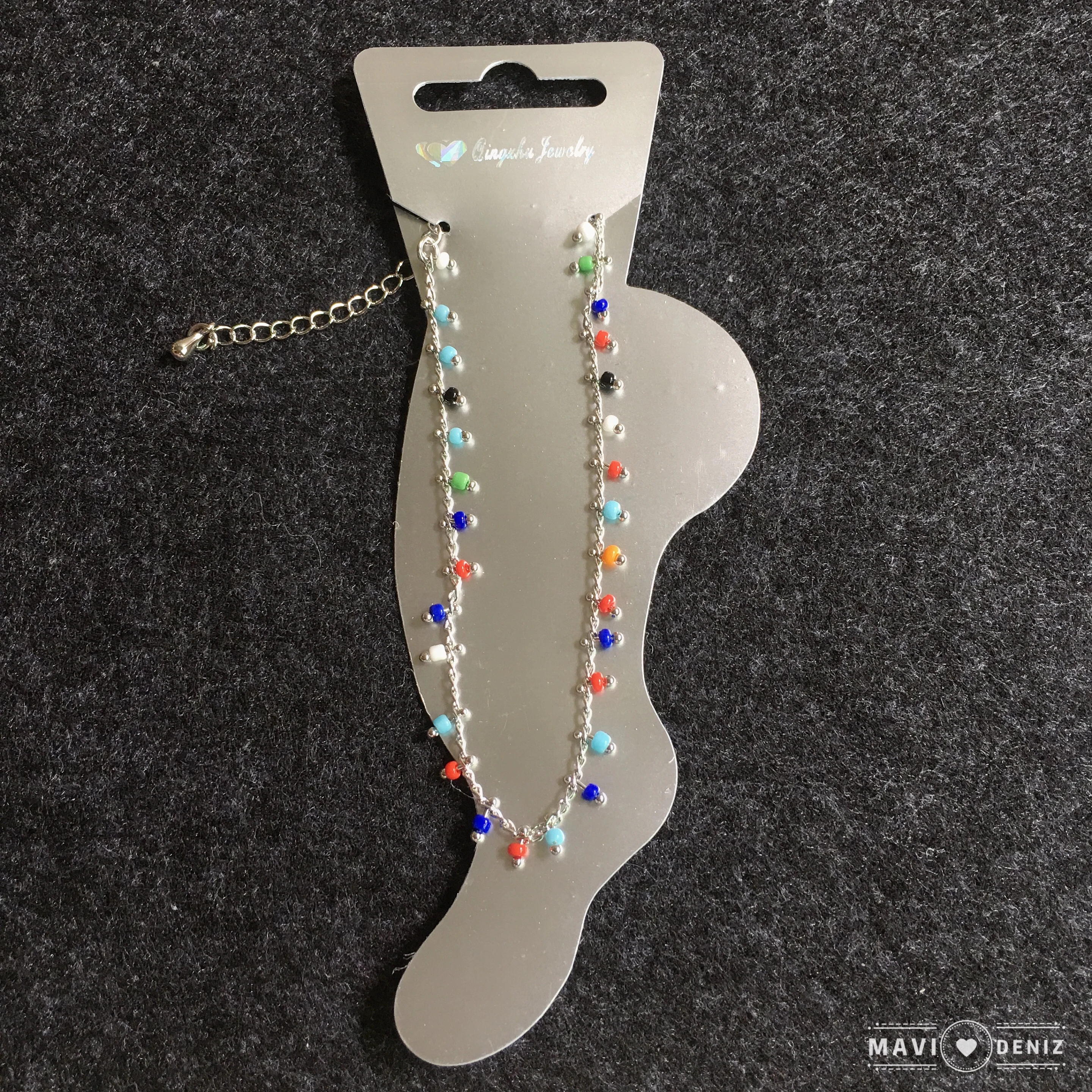 MAVI DENIZ 2019 летний ножной браслет с подвеской бисером пляжная бижутерия для ног