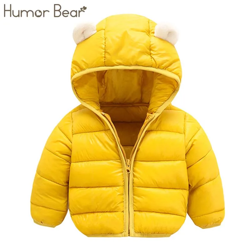 Humor Bear/верхняя одежда; детская одежда с капюшоном; хлопок; теплая верхняя одежда; куртки; осенние детские куртки; детская куртка