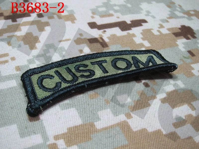 Нашивка С Вышивкой Arc Custom name Tape Text brand Morale tactics Military