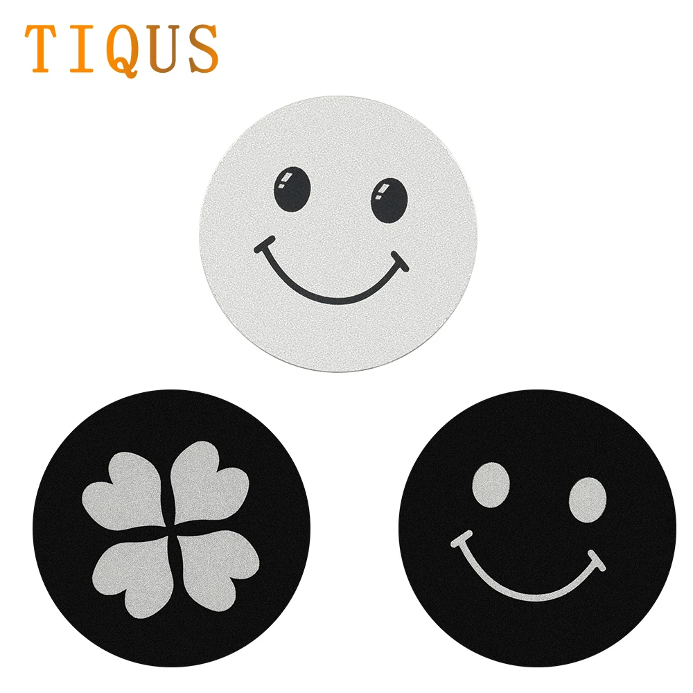 TIQUS Smile металлическая пластина-диск с 30 мм клеем для магнитной автомобильная подставка для телефона для iPhone мобильного телефона gps магнит