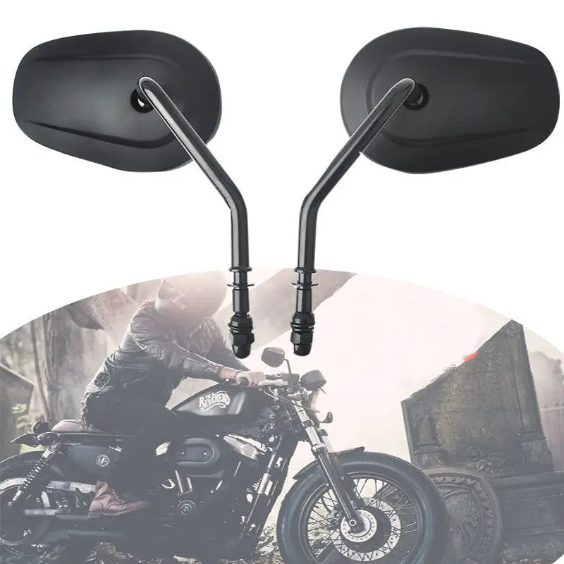 Мотоциклетное зеркало заднего вида для Sportster XL 883 1200 Fat boy Softail Dyna Bobber Chopper Street Glide 2006