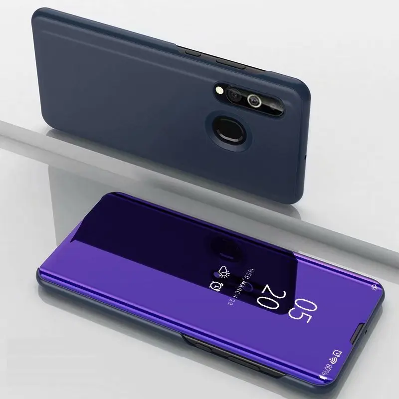 Умный зеркальный флип-чехол для samsung Galaxy S10 S9 S8 плюс S10e S6 S7 Edge Note 9 8 J7 J5 A6 A8 J4 J8 J6 A5 крышка