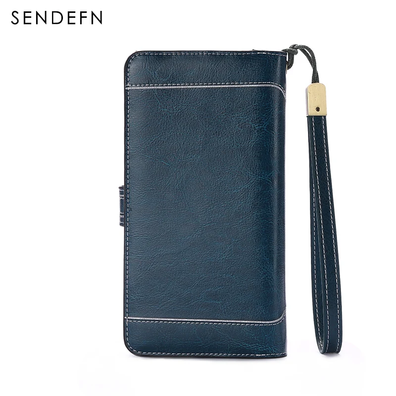 Кошелек SENDEFN Женский из спилка длинный на молнии 5186N 65|zipper purse|brand pursepurse brand |