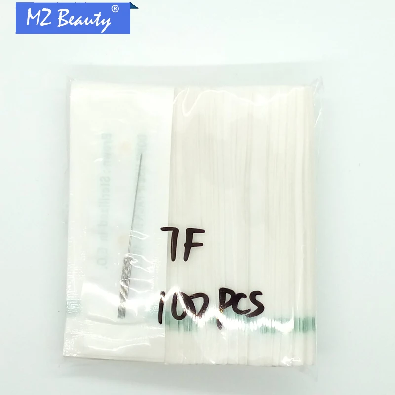 7F иглы Одноразовые стерилизованные Профессиональные татуировки для аппарат в