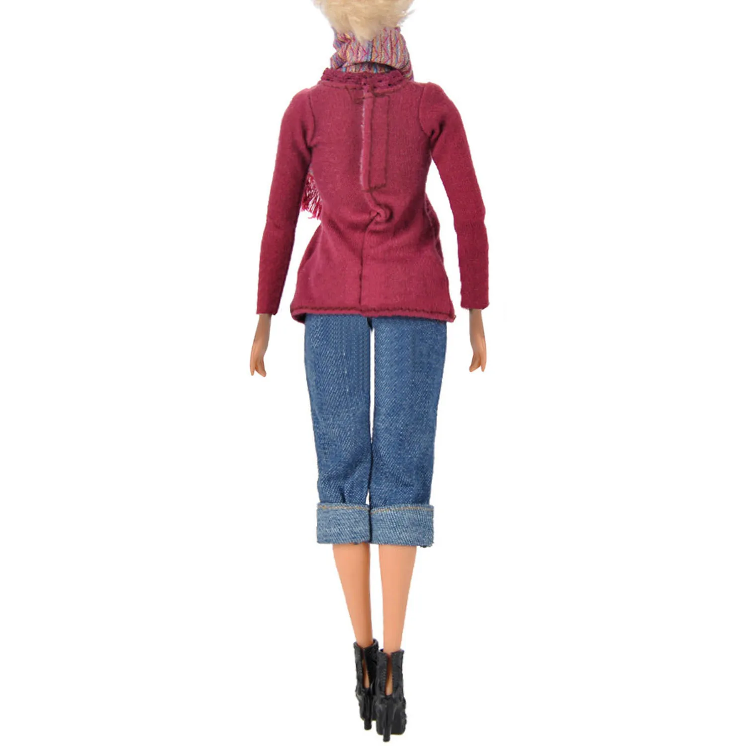 6 шт. кукла игрушка элегантный зимний свитер брюки солнцезащитные очки обувь