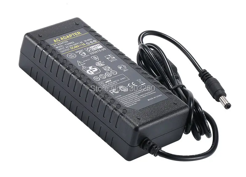 AC DC LED Импульсный источник питания 48V 1A адаптер AC100 240V к DC48V 48W трансформатор для