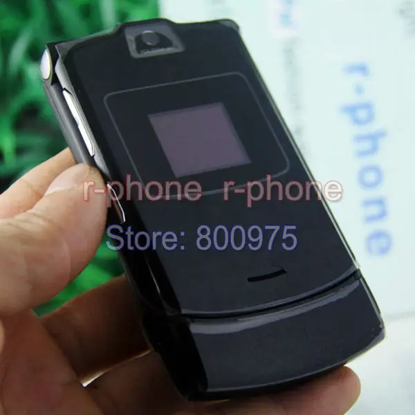 Оригинальный мобильный телефон Motorola V3 разблокированный RAZR русская клавиатура |