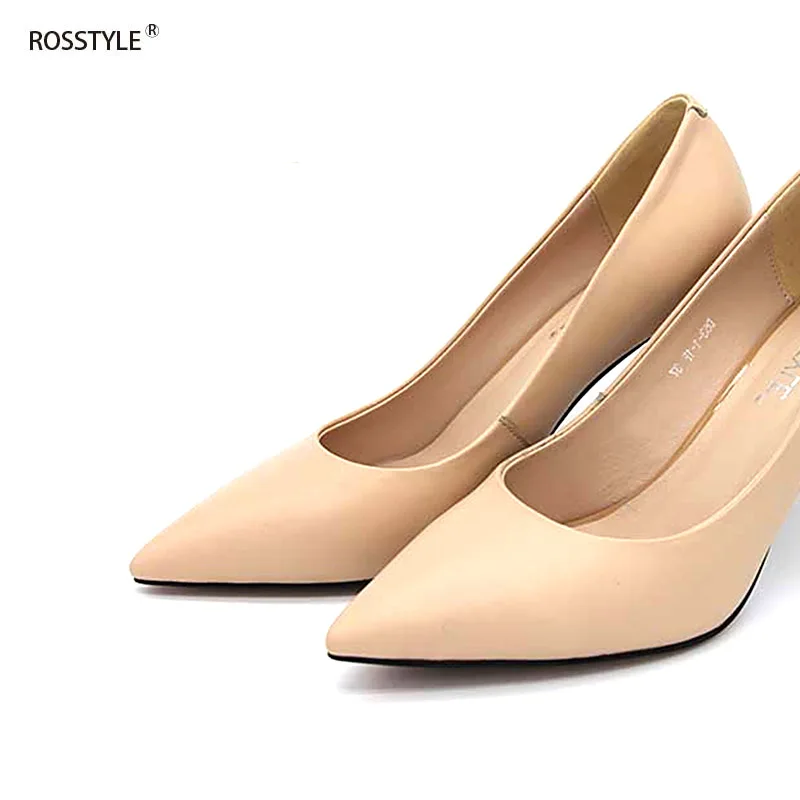 ROSSTYLE/Женская обувь на тонком каблуке с острым носком туфли-лодочки высоком 8 см