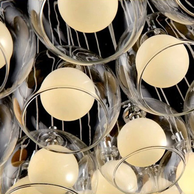 Modern Led glass pendant lights for dining living room bar AC85-265V G4 Bulb hanging lamp fixtures free shipping | Лампы и освещение