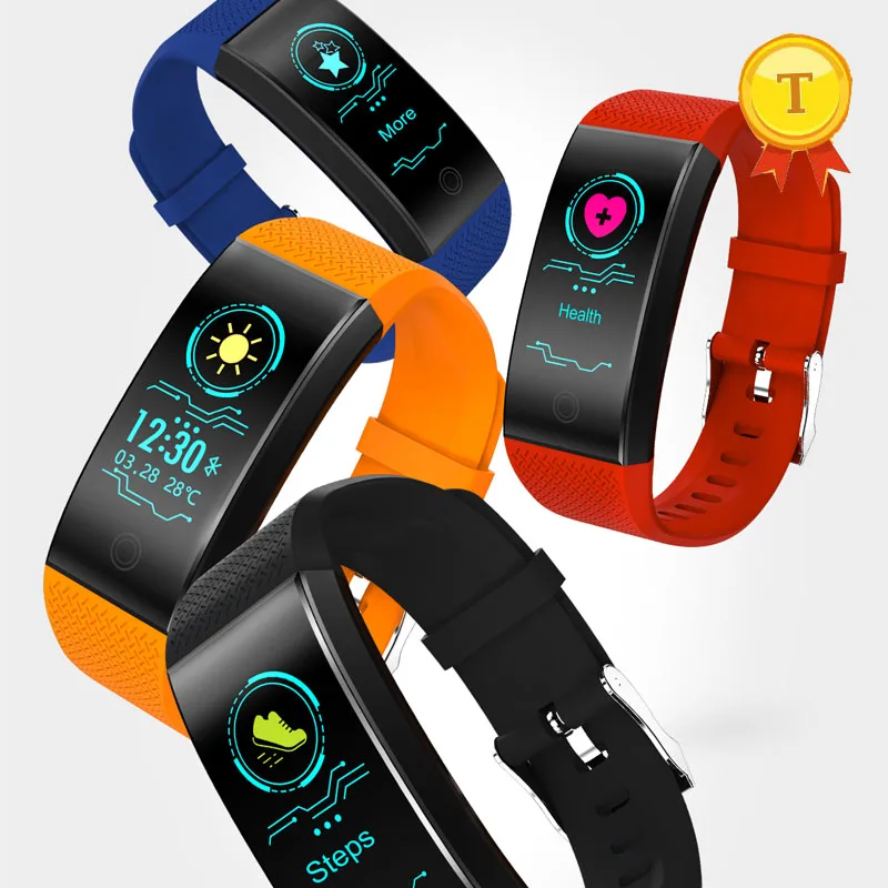 best selling fitness Smart Bracelet Heart Rate Monitor Waterproof Color Screen swim Fitness Tracker Bluetooth Sports wristband |