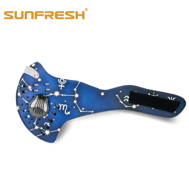 005E031 dust mask custom neoprene n99 pm2.5 bike cycling mouth face mask fine air filter anti odor smog fashion pollen anime cotton mask - Цвет: 005E031