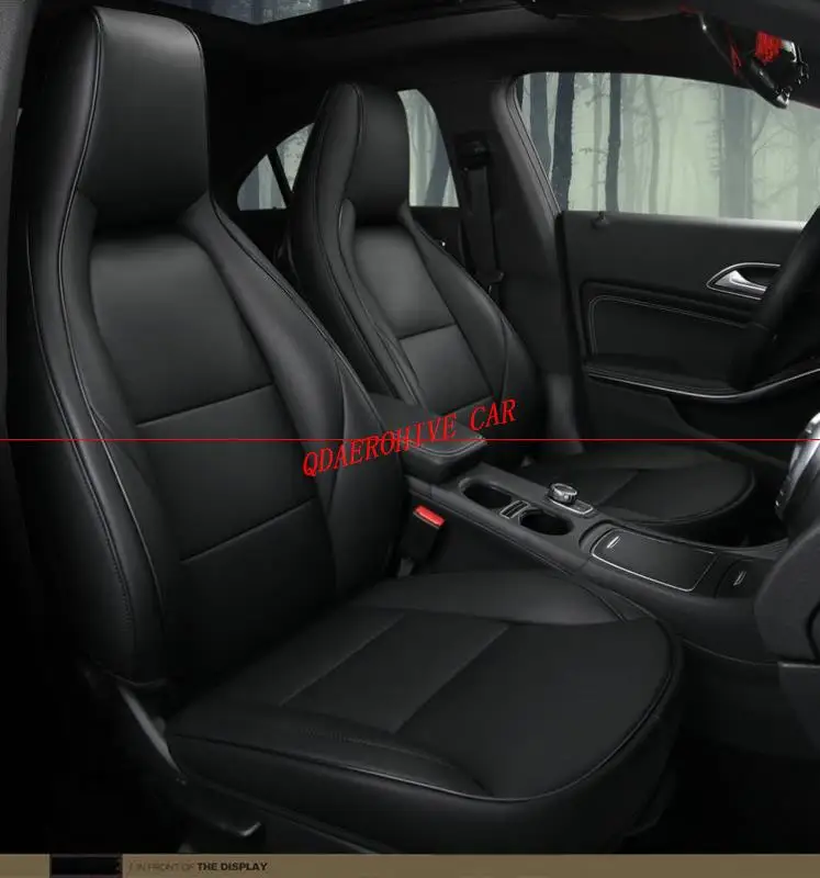 

QDAEROHIVE car accessories Genuine Leather car seat cover for Mercedes-Benz cla200 a180 gla220 a200 a260 GLC260 E300L C200L