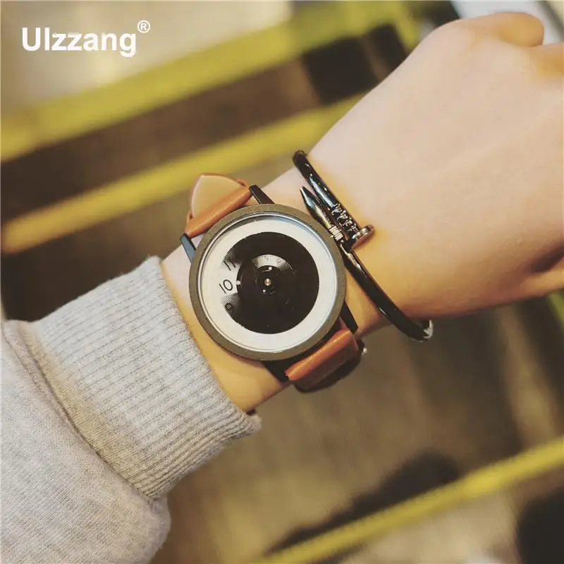 2018 Модные женские и мужские кварцевые часы для влюбленных кожаные Наручные Reloj