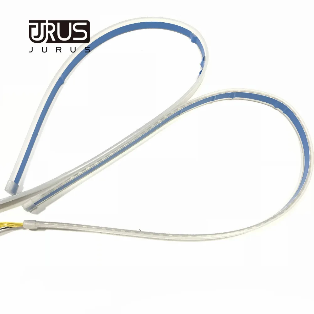 JURUS 2 шт. гибкая светодиодная лента DRL дневные ходовые огни мотоцикл