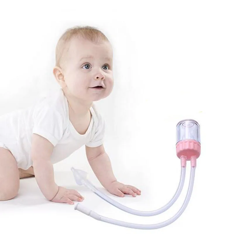 1 Pcs Infant Safe Nose Cleaner Vacuum Suction Nasal Mucus Runny Aspirator High Quality Hot Baby Kids Healthy Care Convenient