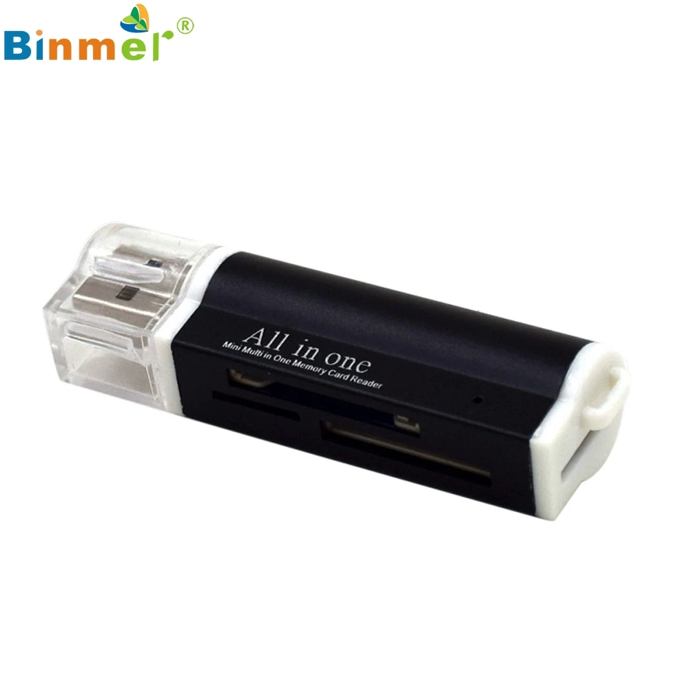 Beautiful Gift New for Micro SD SDHC TF M2 MMC MS PRO DUO All in 1 USB 2.0 Multi Memory Card Reader Wholesale price Sep1 | Компьютеры и