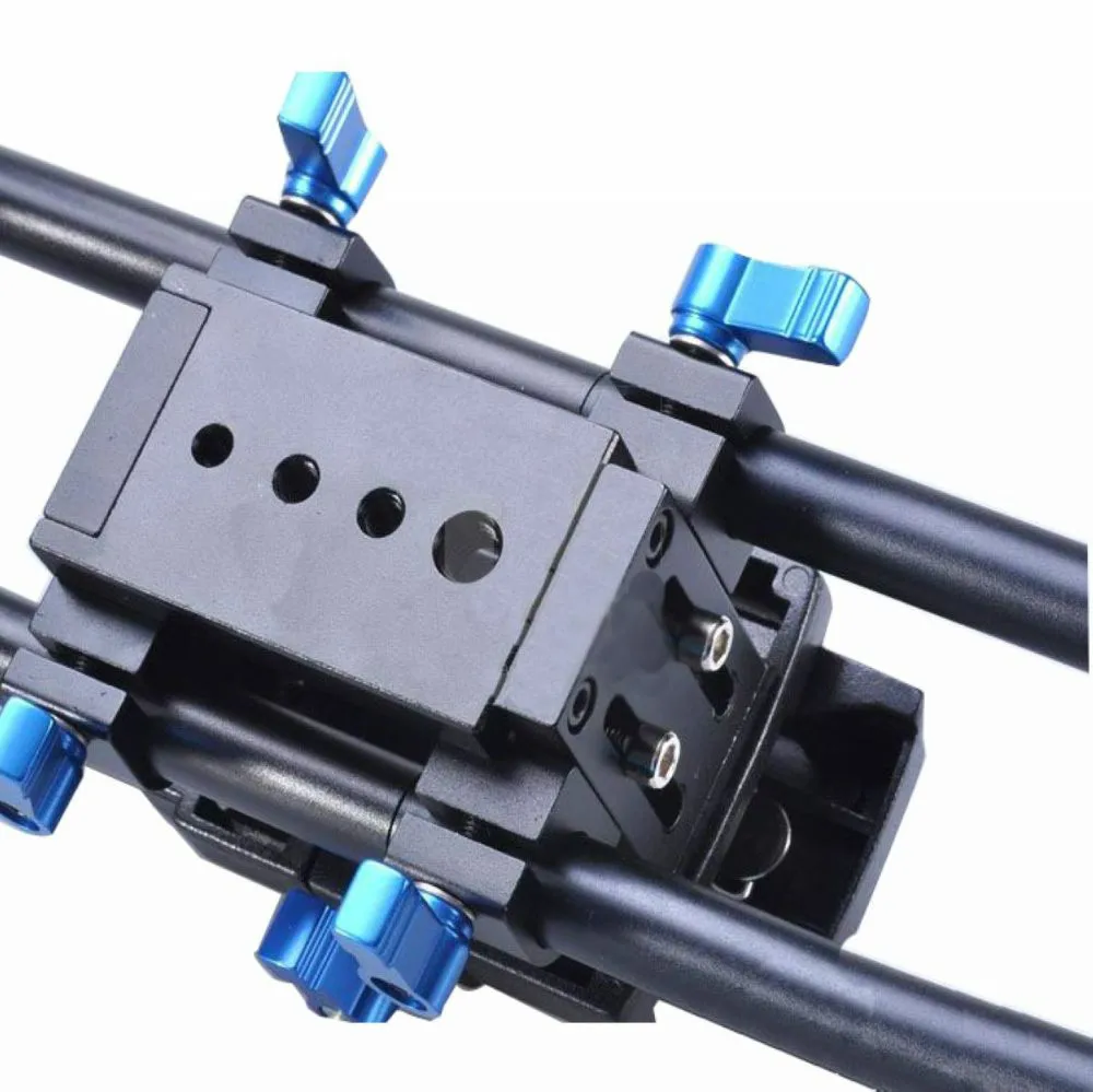 Быстросъемная пластина 40 см для камеры DSLR rig rail base 15 мм стержень непрерывного