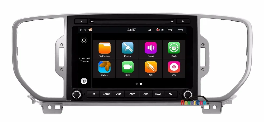 Для Kia Sportage kx5 2016 2017 Android 7.1 Авто Радио автомобильный DVD стерео GPS спутниковой