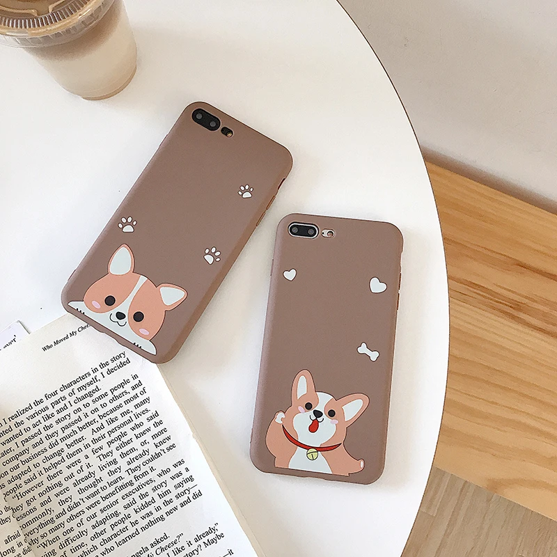 Милый чехол для телефона Corgi dog Для huawei P20 P30 Mate20 Pro Lite, матовый чехол для Honor 20 9 10 8X Nova 3 3i 3e 4 4e, задняя крышка