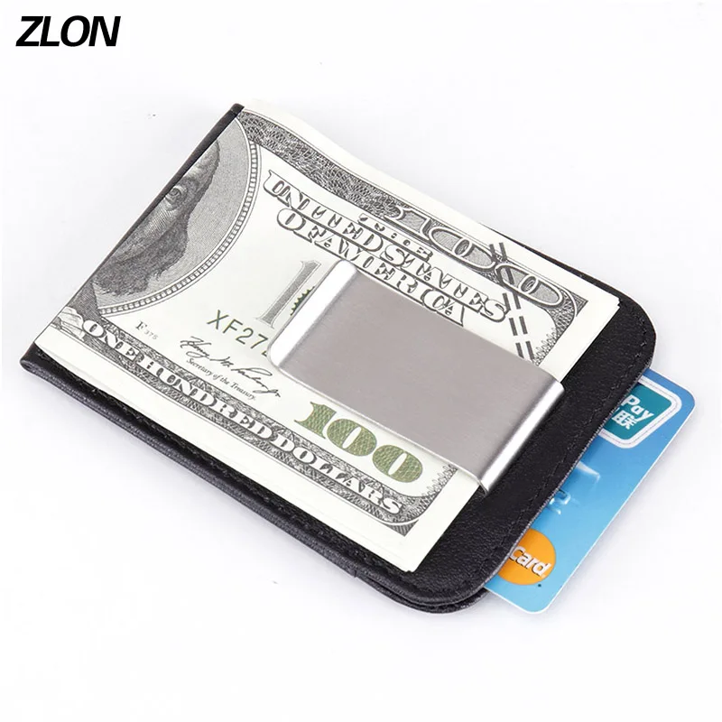 Модный новый мужской кошелек из натуральной кожи с RFID деловой Повседневный