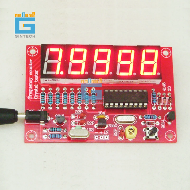 Новое поступление 5 цифр дисплей измеритель частоты LED DIY наборы 1 Гц-50 МГц