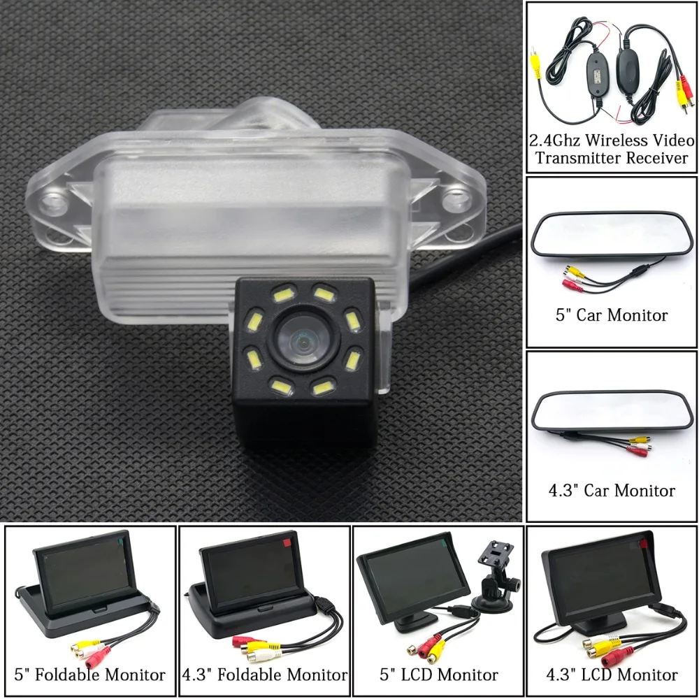 8LED HD камера заднего вида 5 дюймов парковочный монитор для Mitsubishi Lancer EX Evolution X Pajero io